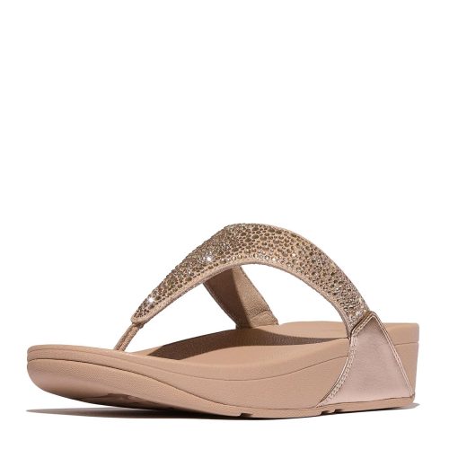 Women's FitFlop, Lulu Crystal Mix Toe Post Sandal